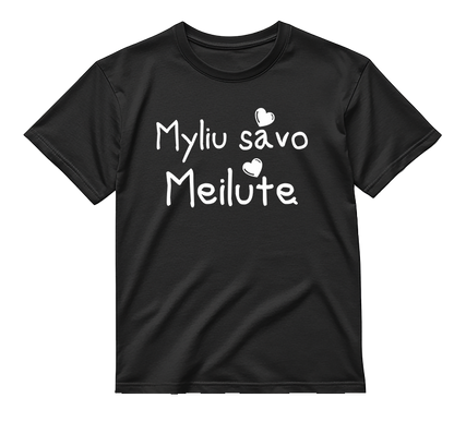 „Myliu savo Meilutę / Zuikutį" COMBO Marškinėliai