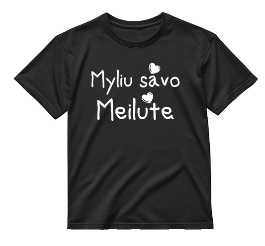 „Myliu savo Meilutę / Zuikutį" COMBO Marškinėliai