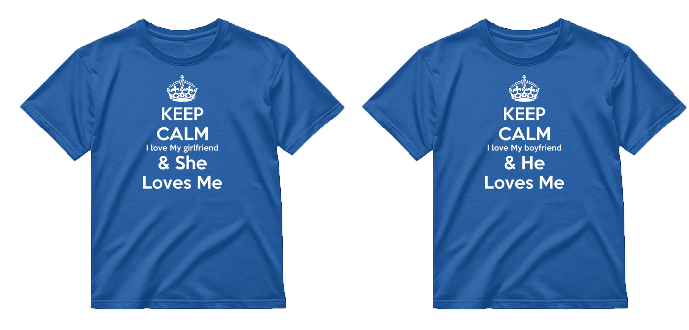 „Keep Calm" COMBO Marškinėliai