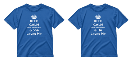 „Keep Calm" COMBO Marškinėliai