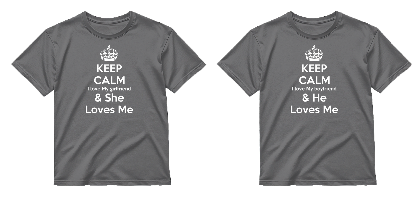 „Keep Calm" COMBO Marškinėliai