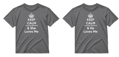 „Keep Calm" COMBO Marškinėliai