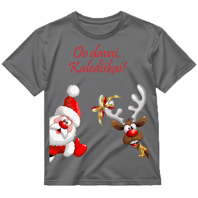 „Oo davai, Kalėdiškai!" Marškinėliai