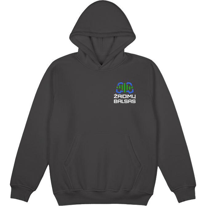 Logotipas širdies plote „Žaidimų Balsas” Džemperis