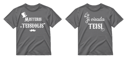 „Ji visada teisi / Misteris Teisuolis" COMBO Marškinėliai