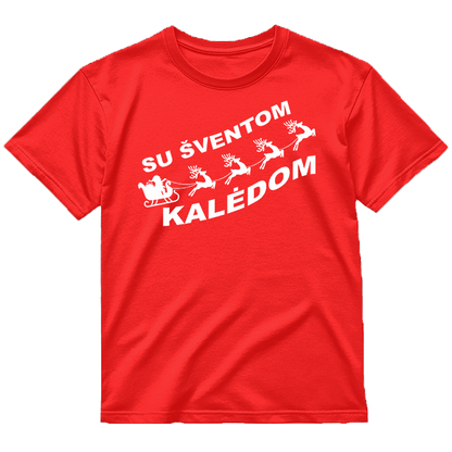 „Su Šventom Kalėdom" Marškinėliai