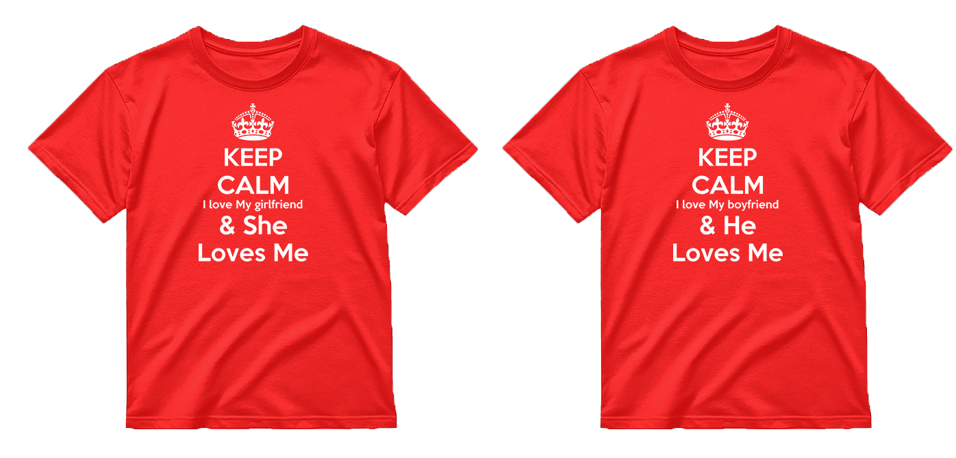 „Keep Calm" COMBO Marškinėliai