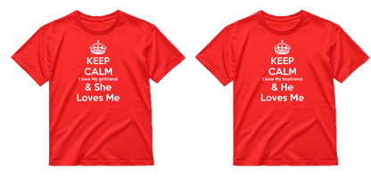 „Keep Calm" COMBO Marškinėliai