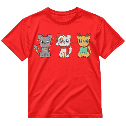 „Kalėdiniai Katinukai" Marškinėliai