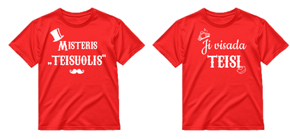 „Ji visada teisi / Misteris Teisuolis" COMBO Marškinėliai
