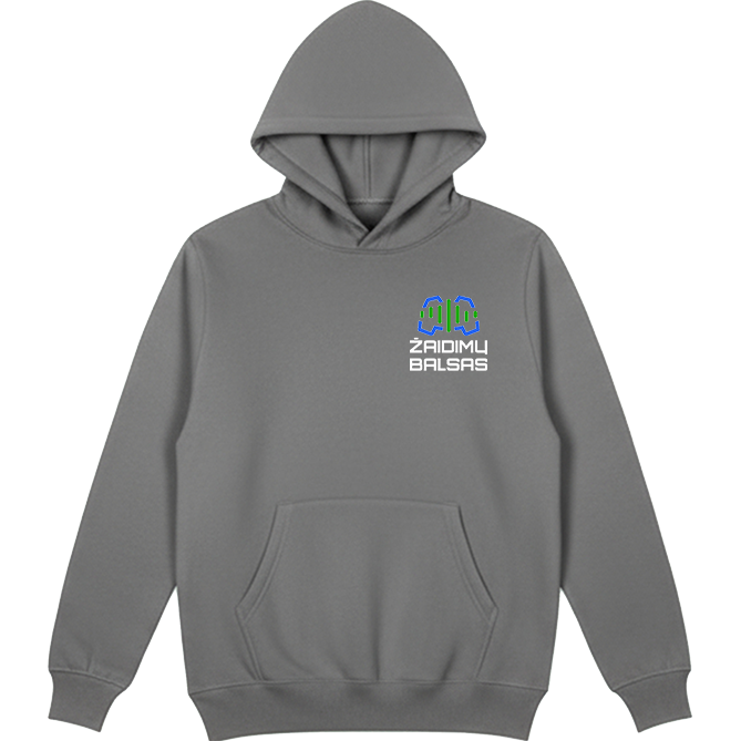 Logotipas širdies plote „Žaidimų Balsas” Džemperis