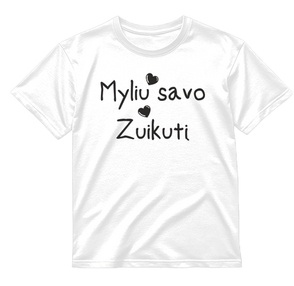 „Myliu savo Meilutę / Zuikutį" COMBO Marškinėliai