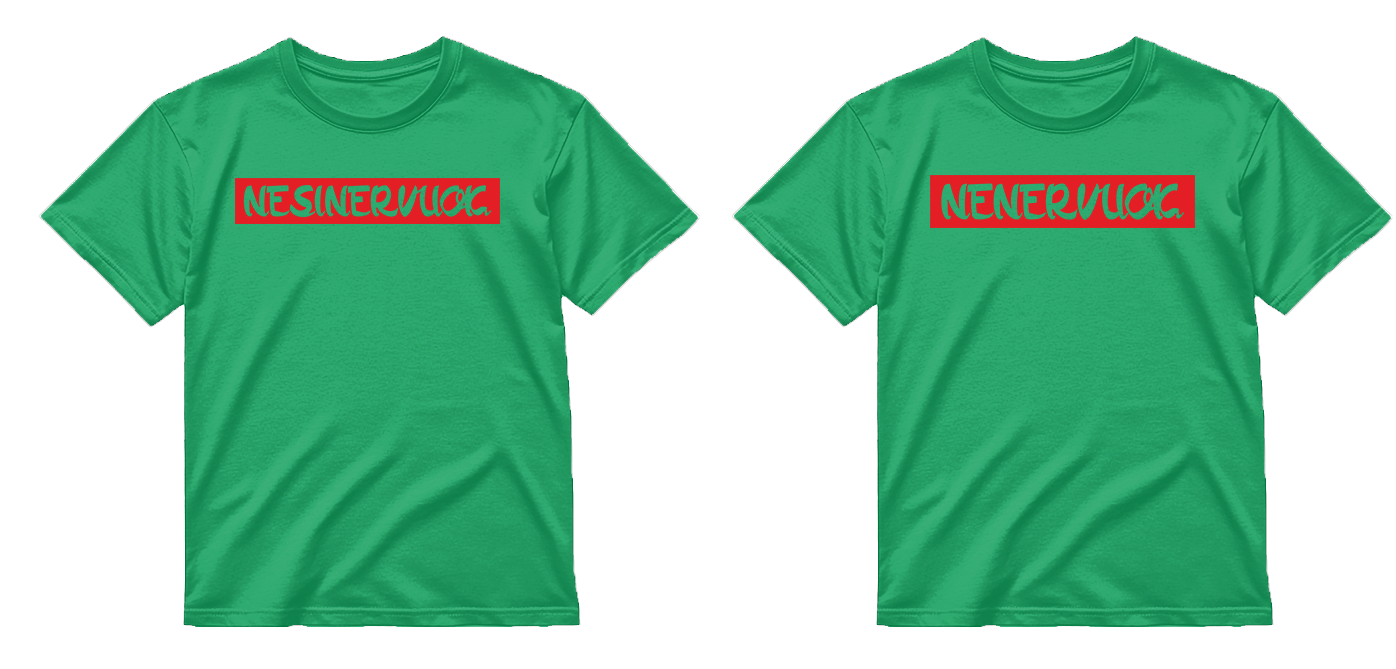 „Nesinervuok/Nenervuok" COMBO Marškinėliai